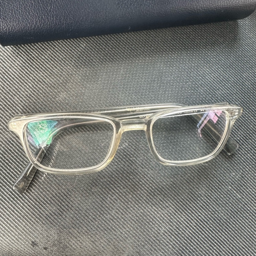 Warby Parker Clear Transparent Rectangle Glasses